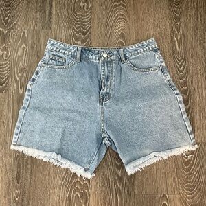 New denim shorts